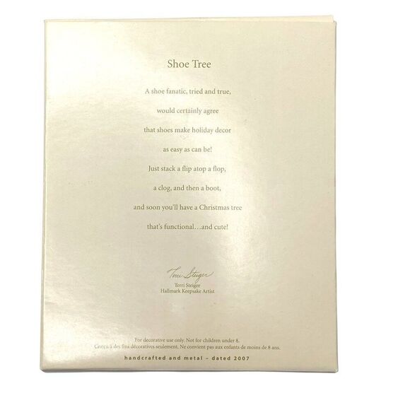 2007 Shoe Tree Hallmark Ornament - Picture 5 of 6